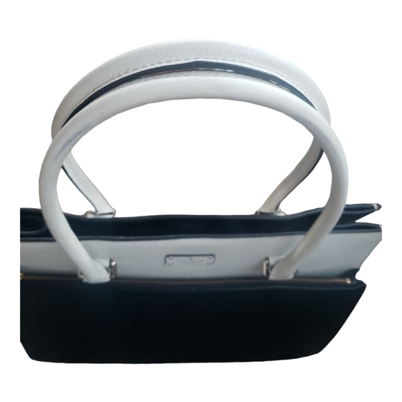 Kate spade new york Grove Street Women's Large Satchel Bag Black/White - Picture 9 of 16